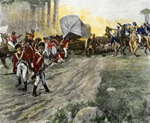 Supply Wagon Prints: British wagon-train ambushed by Francis Marion in South Carolina during