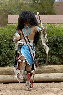 Hunting Prints: Buffalo Dance performed by a Zuni Pueblo Red-tailed Hawk Dancer at the Gallup