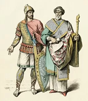 Scroll Gallery: Byzantine soldier and government official