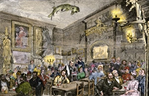 Cabaret du Chat Noir, Paris, circa 1890