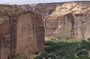 Navajo Reservation Gallery: Canyon de Chelly cliffs, Arizona