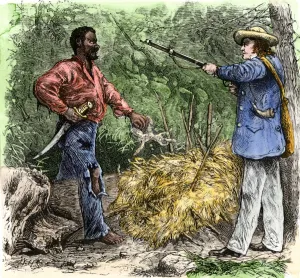 African American Prints: Capture of Nat Turner, leader of slave revolt in 1831