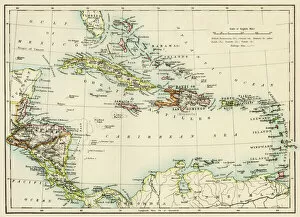 Chart Gallery: Caribbean islands, 1870s