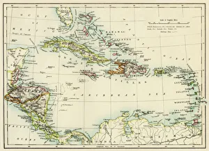 Latin America:Caribbean Collection: Caribbean islands, 1870s