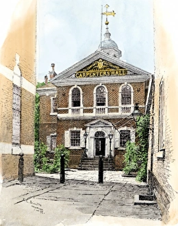 Meeting Prints: Carpenters Hall, Philadelphia