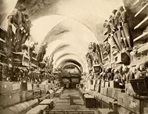 Italian Gallery: Catacomb of Cappucins buried beneath Palermo, Sicily