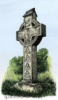 Head Stone Gallery: Celtic cross