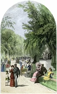 Parasol Collection: Central Park in New York City, 1880s