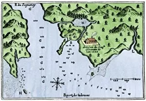 Champlains Tadoussac settlement, 1613