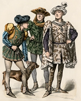 Monarch Gallery: Charles the Bold and attendants