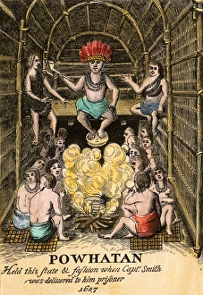 Fire Prints: Chief Powhatan of Virginia