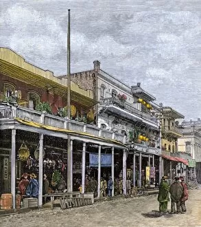 North West Gallery: Chinese quarter of Portland, Oregon, 1880s
