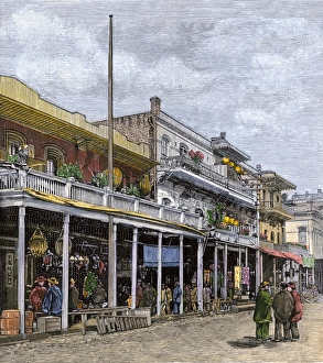 Down Town Gallery: Chinese quarter of Portland, Oregon, 1880s
