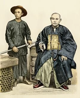 Chinese worker and businessman