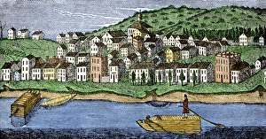 Barge Gallery: Cincinnati, Ohio, 1810