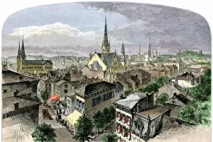 US places:historical views Gallery: Cincinnati, Ohio, 1870s
