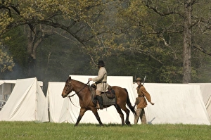 Images Dated 9th April 2011: Civil War reenactors