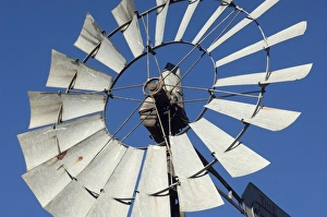 Company Prints: Closeup of windmill manufactured by Aermotor Company