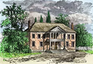 1700s Gallery: Colonial capitol at Williamsburg, Virginia