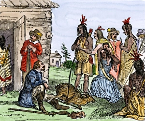 Trade Collection: Colonial trading post at St. Marys City, Maryland