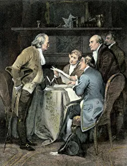 Committee writing the Declaration of Independence