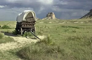 Images Dated 7th June 2004: Conestoga wagon on the Oregon Trail