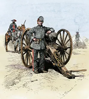 South Collection: Confederate field artillery