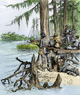 Navy Gallery: Confederate sharpshooters defending New Orleans, 1862