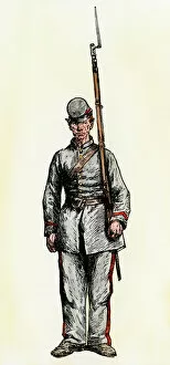Civil War (US) Collection: Confederate soldier, Civil War