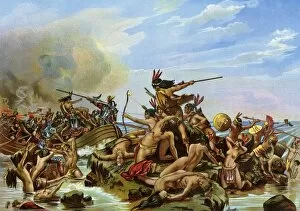 New Spain Gallery: Conquistadors battling New World natives