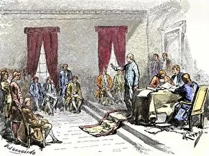 Founding Fathers Gallery: Constitutional Convention, 1787