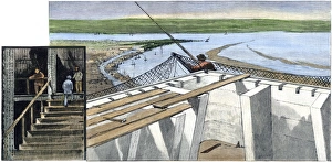 Construction Gallery: Construction of the Washington Monument, 1880s