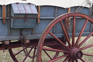 National Park Service Collection: Covered wagon detail