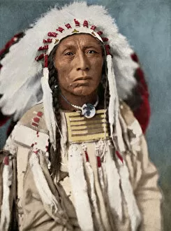 Amerindian Gallery: Crow chief