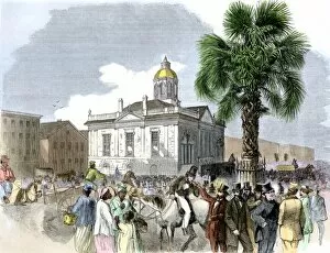Charleston Gallery: Crowds in Charleston, South Carolina, 1860