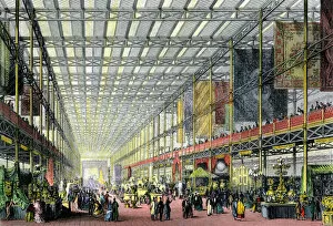 Crowded Gallery: Crystal Palace, London, 1851