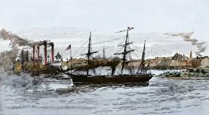 War Ship Gallery: CSS Sumter at New Orleans, 1861