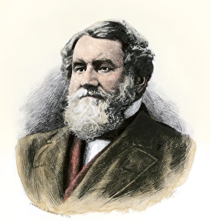 Inventor Prints: Cyrus McCormick portrait