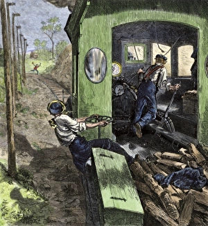 Alarm Gallery: Danger ahead for a steam locomotive