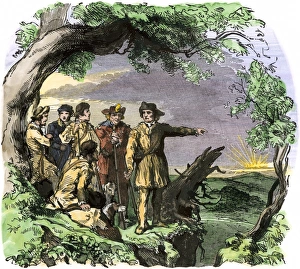 Kentucky Prints: Daniel Boones first sight of Kentucky