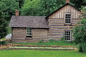 Pioneers Collection: Danish immigrant homestead, Old World Wisconsin