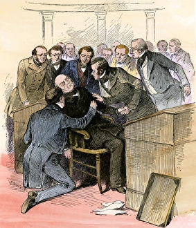 Congressman Prints: Death of John Quincy Adams in the House of Representatives