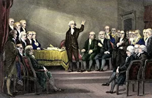 Images Dated 8th December 2011: Debating the US Constitution, 1787