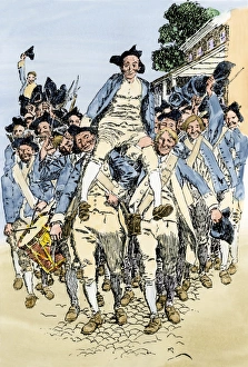 Cheer Collection: Declaration of Independence cheered in North Carolina, 1776