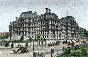 Horsedrawn Carriage Gallery: Department of State and the Army and Navy, Washington DC, 1882