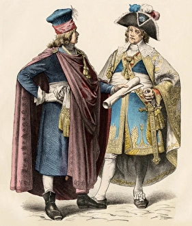 French History Prints: Directory officials after the French Revolution