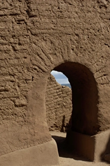 Arch Prints: Doorway of Spanish mission at Pecos Pueblo