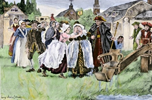 Water Gallery: Ducking stool punishment for a Jamestown woman