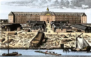Commerce Prints: Dutch East India House in Amsterdam