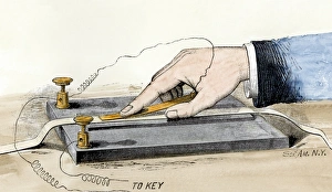 Telegraph Gallery: Edisons telegraph, 1870s
